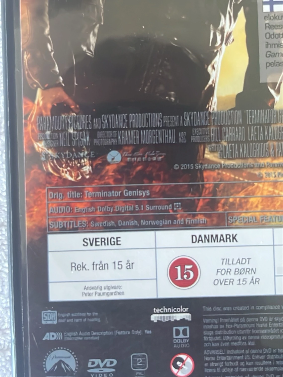 Terminator Genisys DVD med fodral - 3
