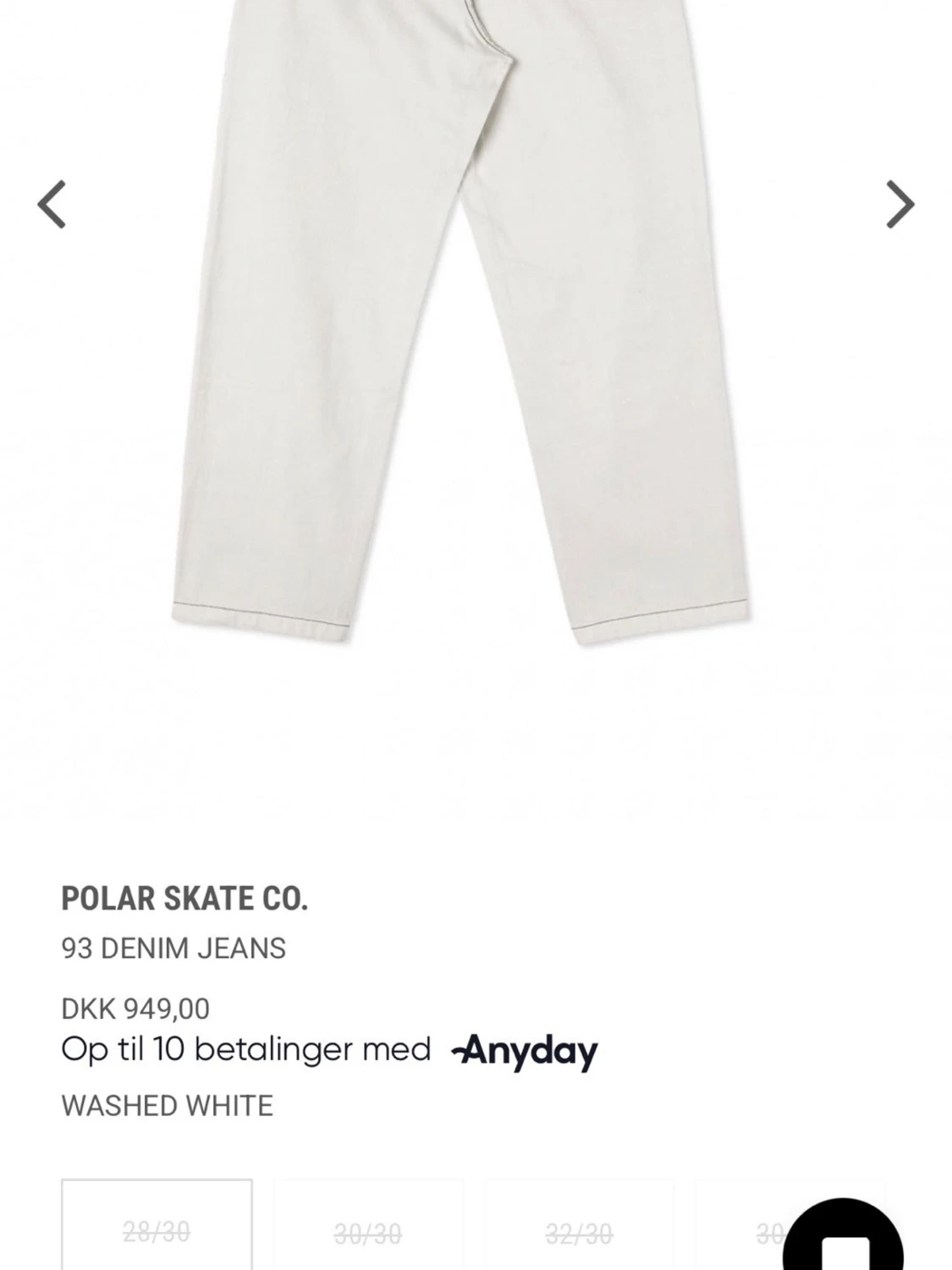 POLAR SKATE CO - ’93! Denim jeans - 6