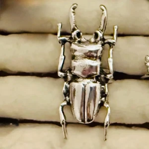 Skalbagge ring  - Justerbar 