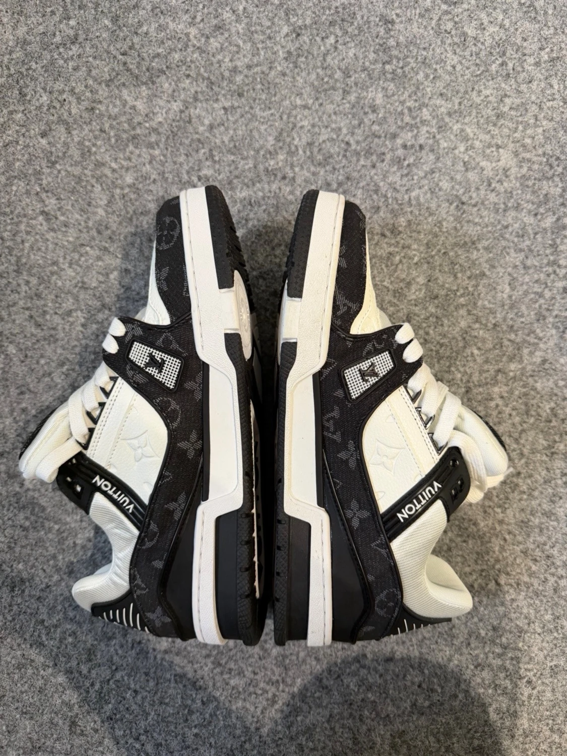 lLv black trainers sneakers - 2