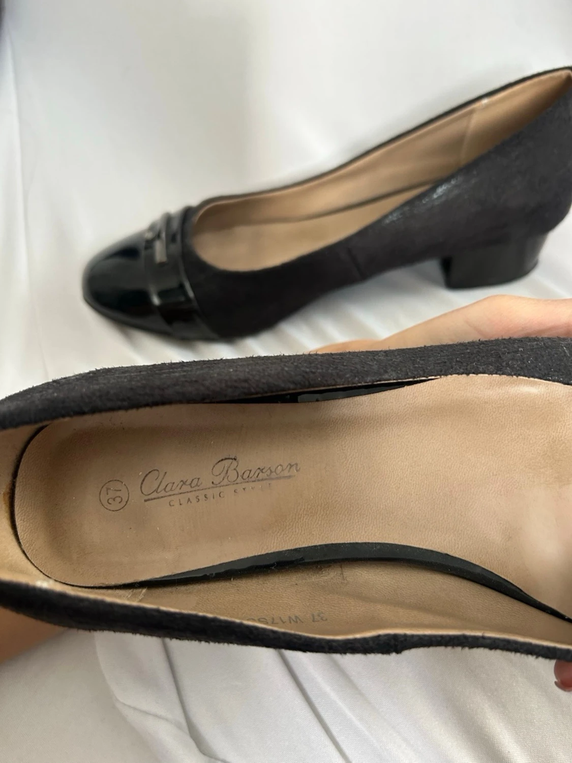Svarta ballerinaskor Clara Barson