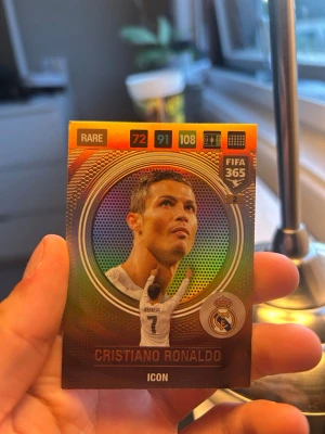 Fotbollskort Cristiano Ronaldo & Bale - Sällsynta real Madrid kort