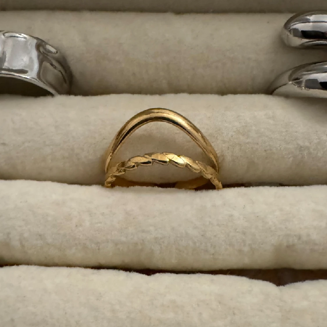 Rostfritt stål ring