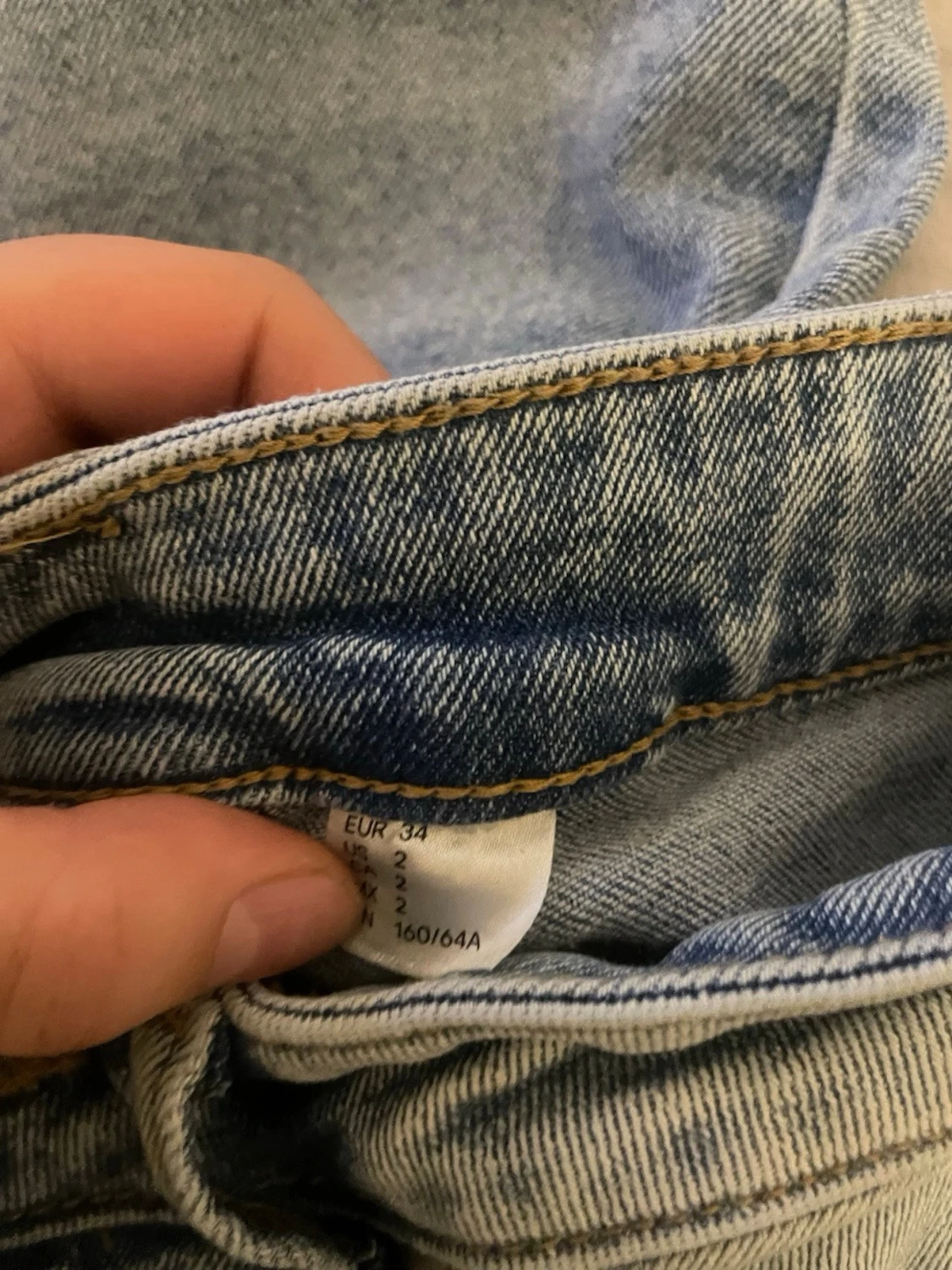 Ljusblå bootcut jeans - 3