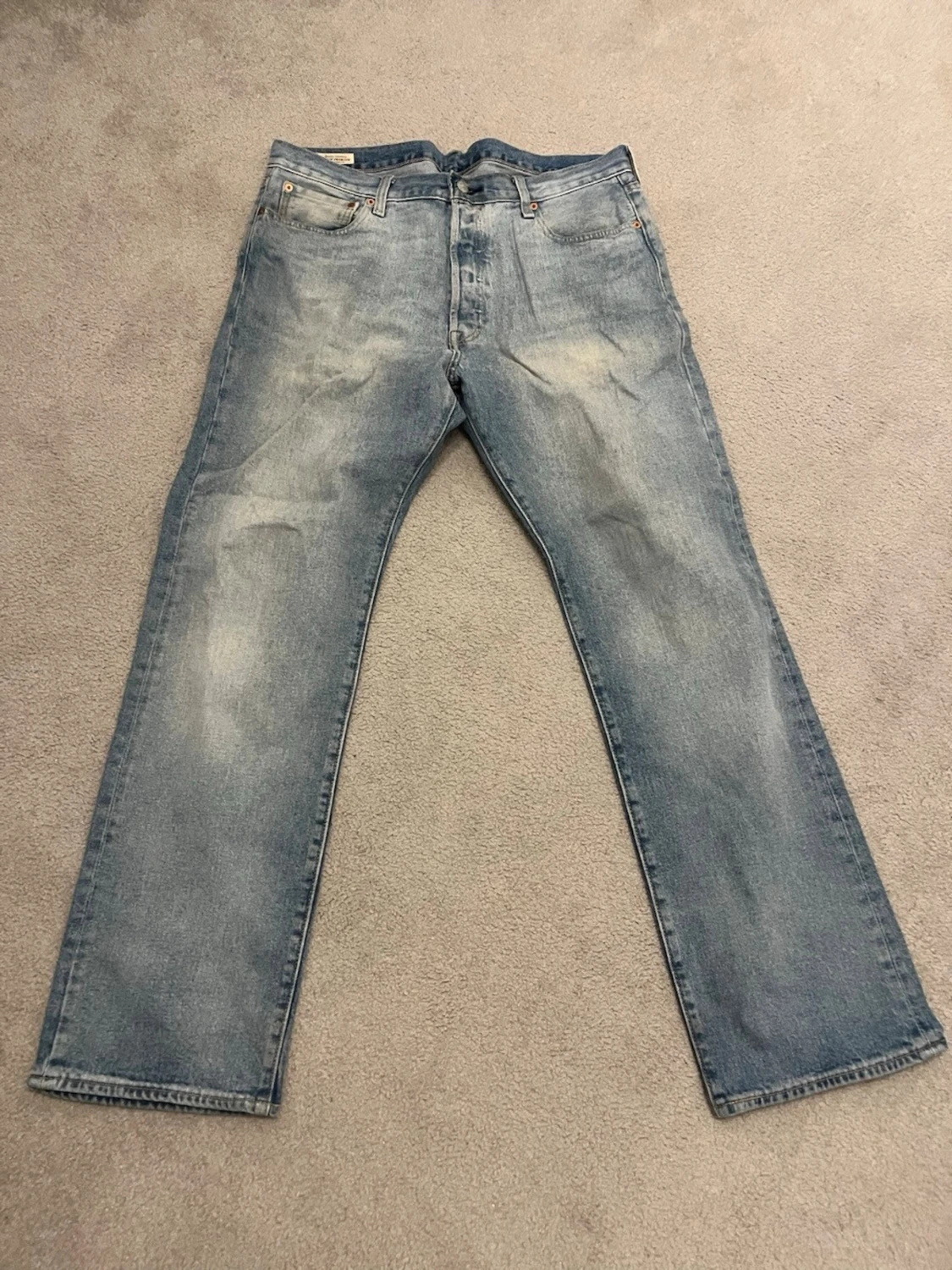 Ljusblå raka jeans från Levi's - 1