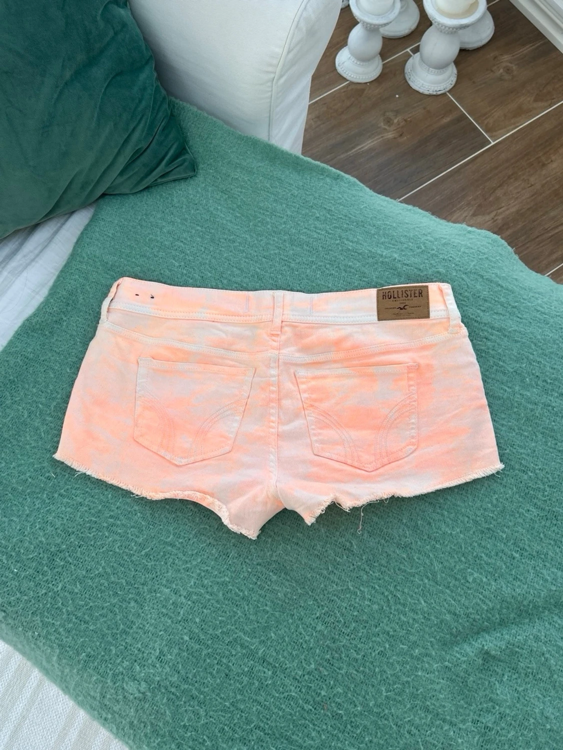 Hollister lågmidjade jeansshorts  - 6