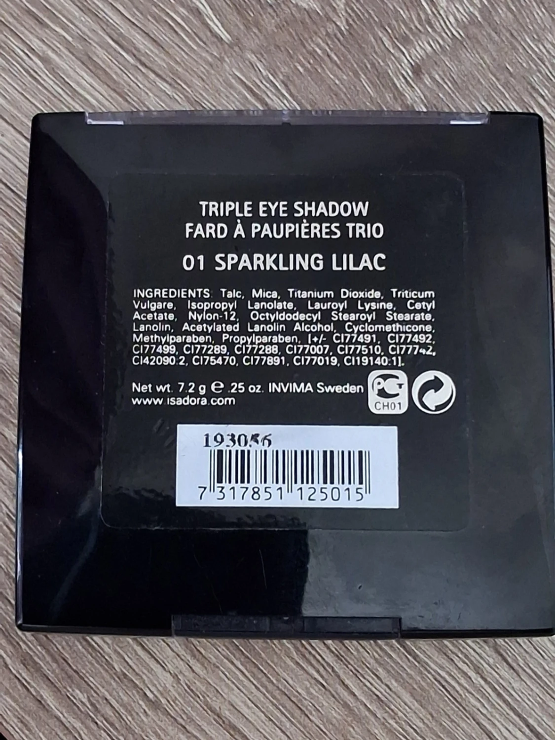 Isadora Triple Eye Shadow Sparkling Lilac - 1