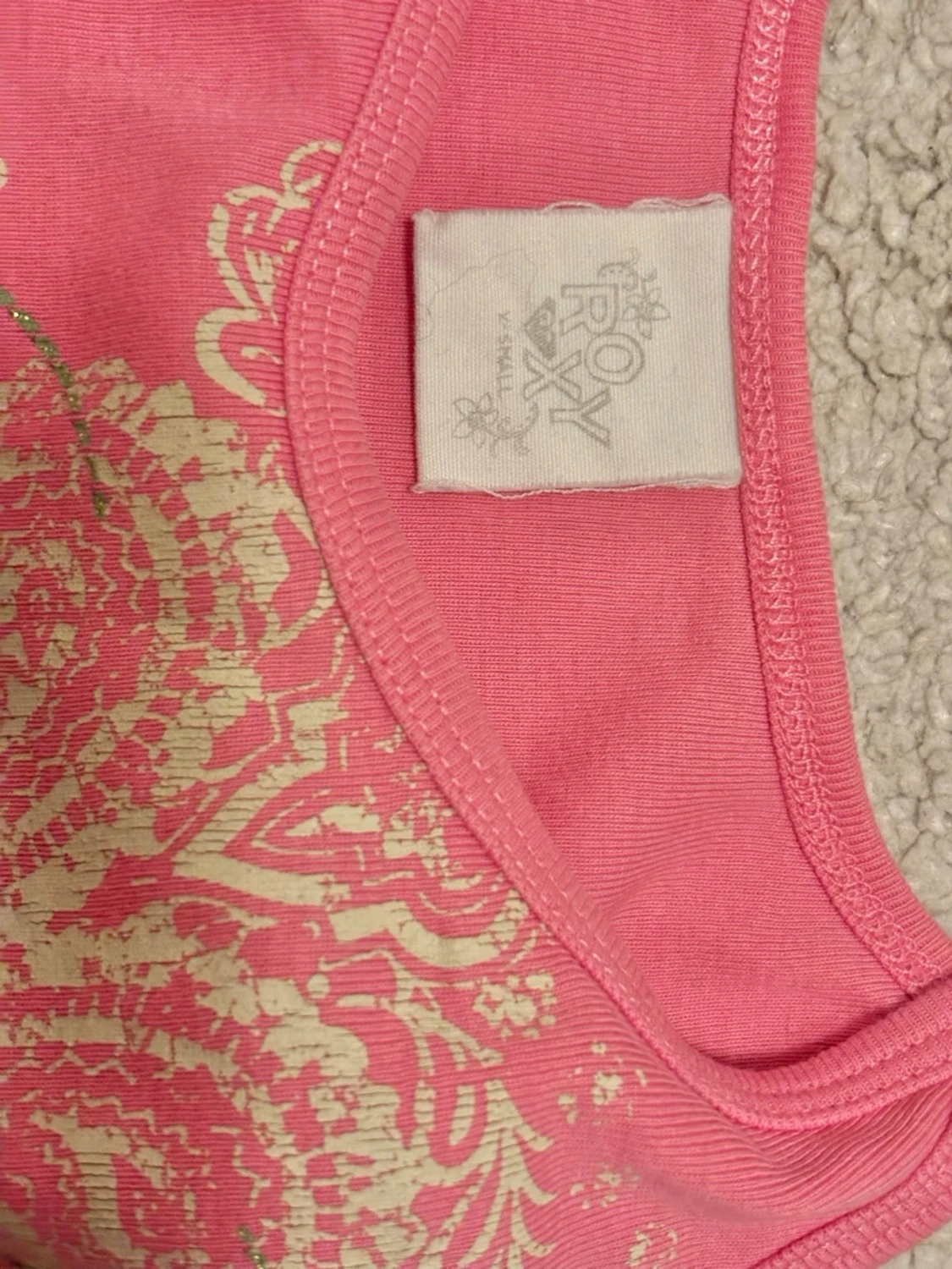 Rosa vintage linne från Roxy  - 2