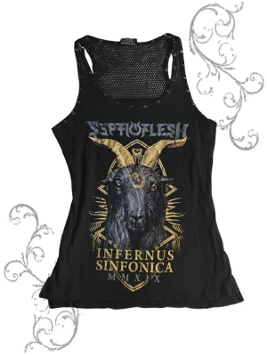 Septicflesh linne - ☆ Linne med Septicflesh tryck och nitar, sparsamt använd och är i fint skick! ☆