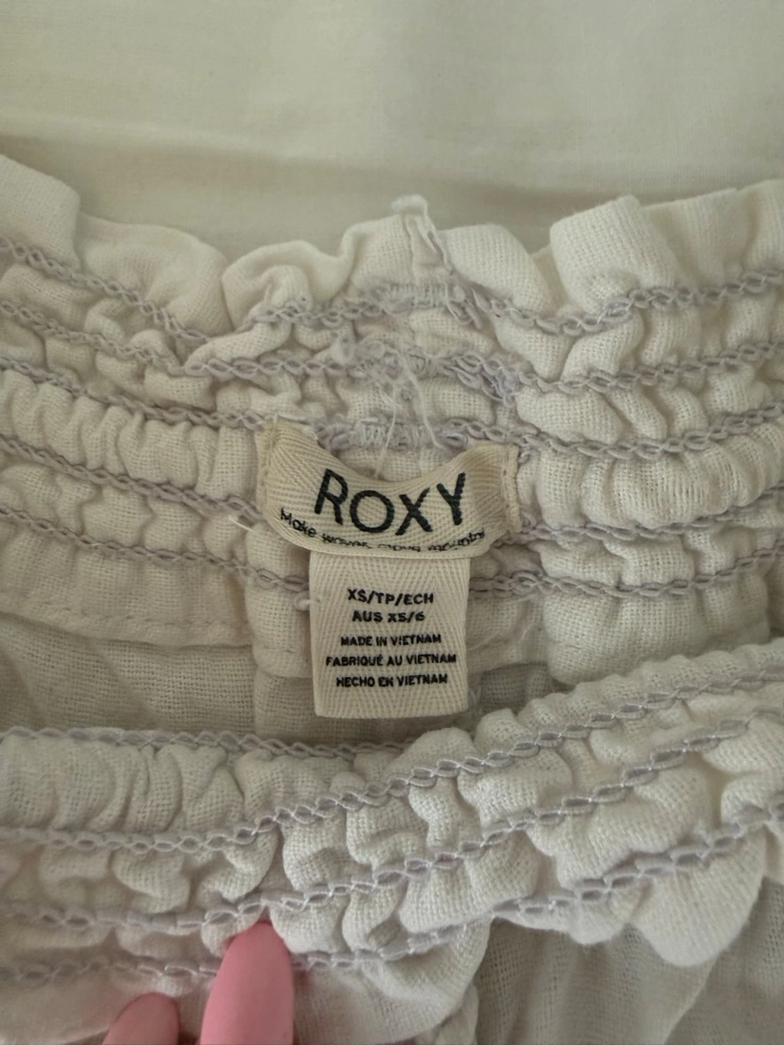 Vita roxy linnebyxor  - 3