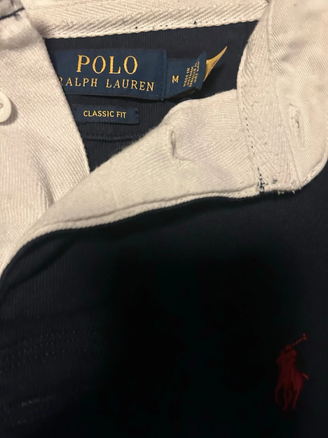 Ralph Lauren tröja mörkblå M – klassisk modell - 1