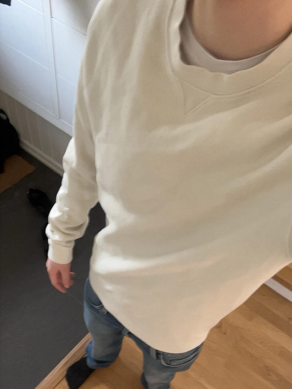 Vit sweatshirt dressman 