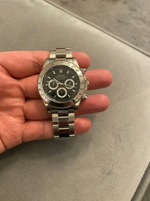  klocka i silver och svart - Herr klocka automatiskt 