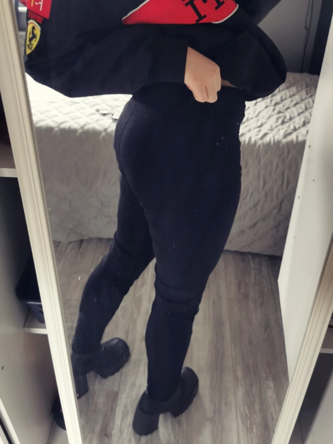 Svarta höga leggings - 1