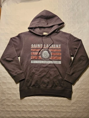 Saint Laurent hoodie - Snygg grå Saint Laurent hoodie || Storlek S || Fraktar inom 24 timmar 