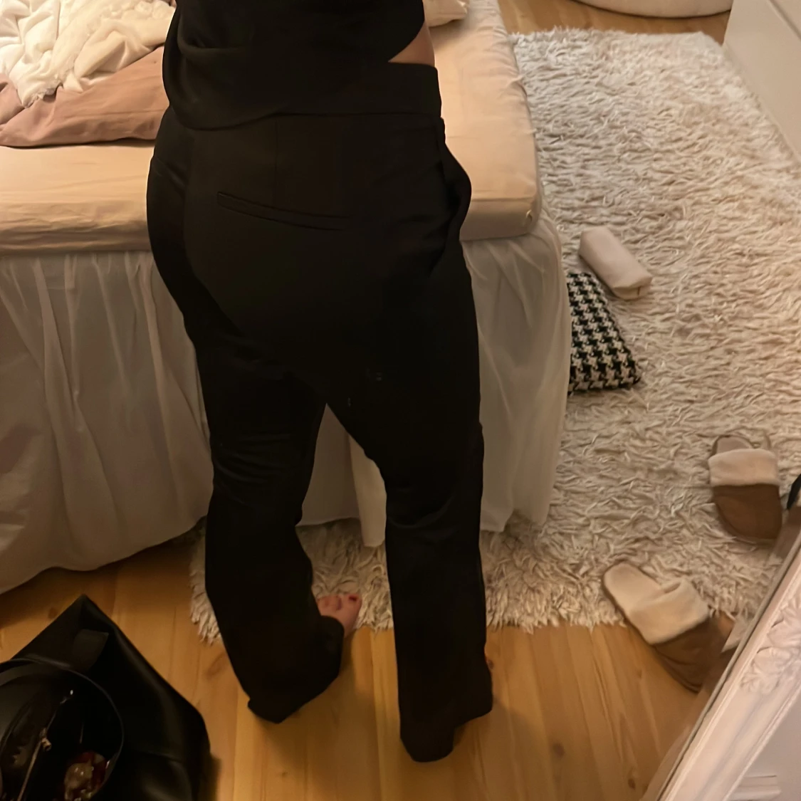 Lågmidjade kostymbyxor - 90