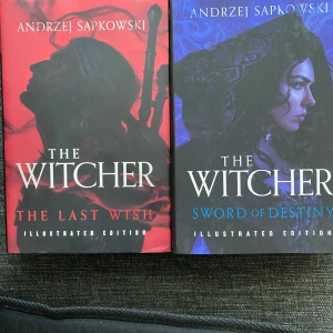 The Witcher - Last Wish & Sword of Destiny - Illustrated editions. Inbunden. Olästa, på engelska. Priset är det totala för båda. Annars Last Wish: 240kr, Sword of Destiny: 280kr