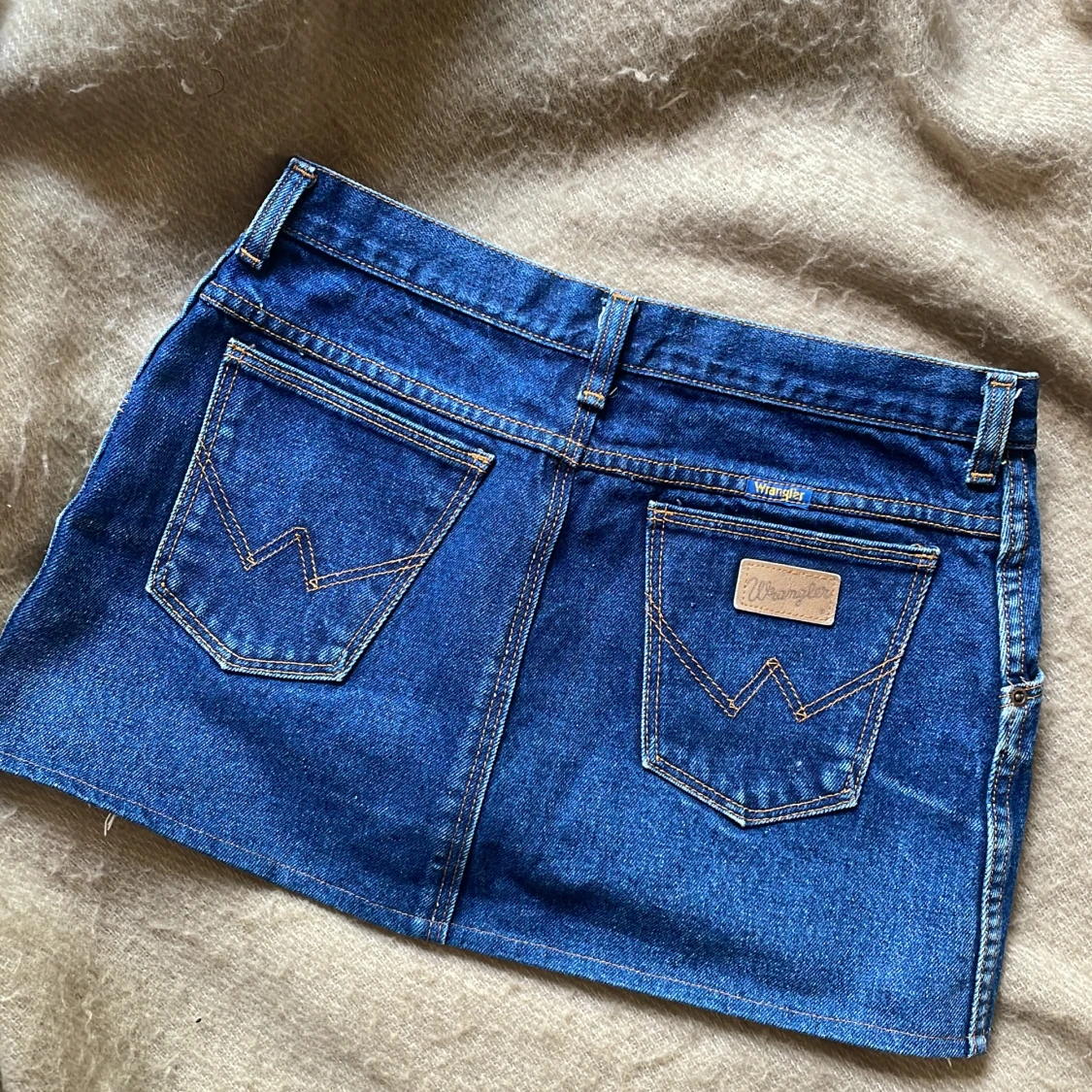 Wrangler jeans kjol lågmidja - 90