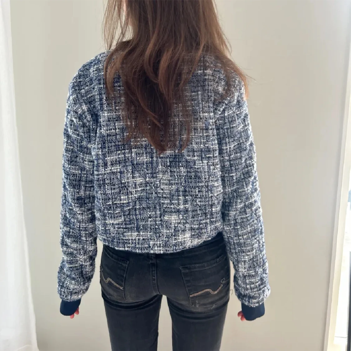 Blå bombarjacka - 91