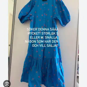 Söker denna klänning från Zara. Storlek S eller M.  Någon som har den och vill sälja? 