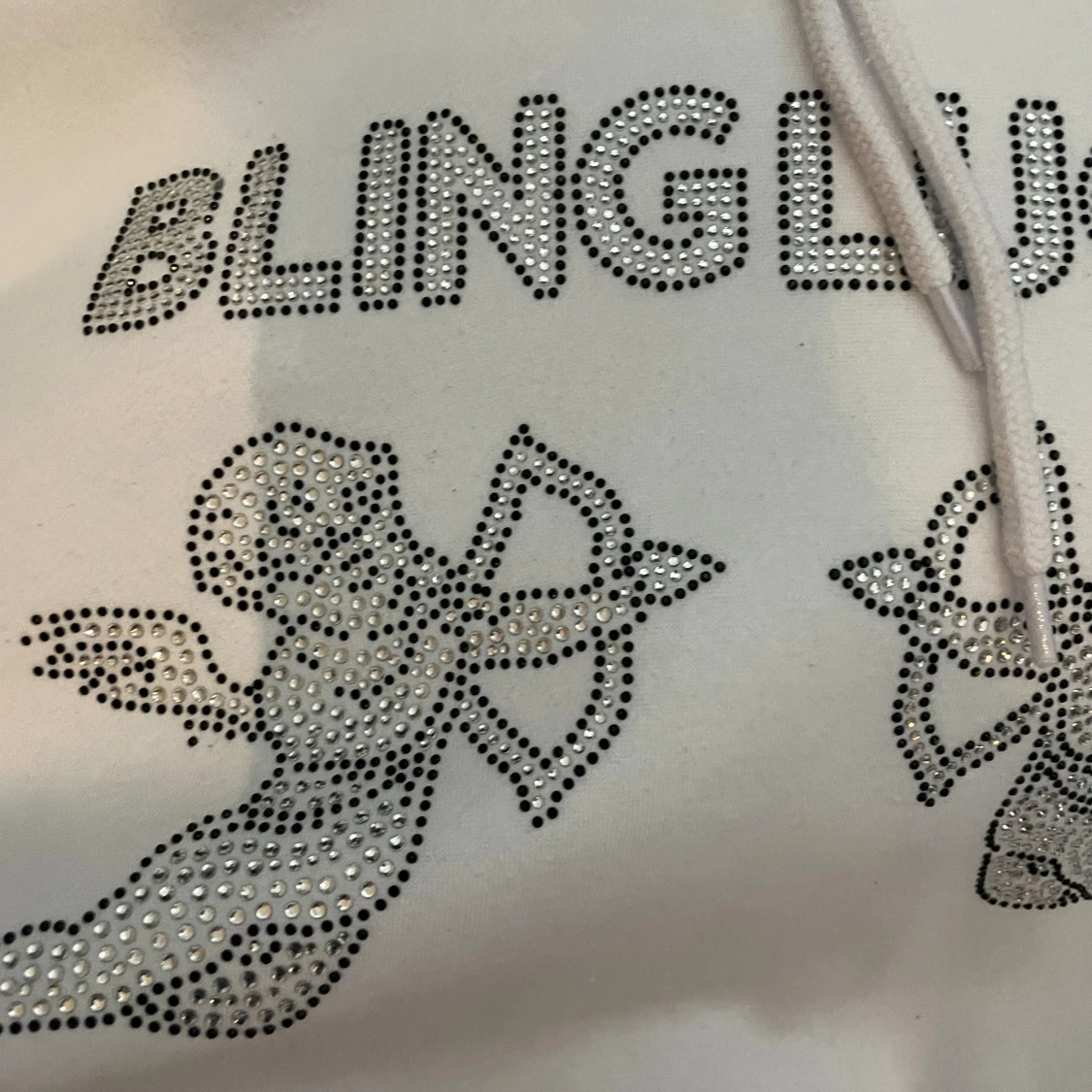 Rhinestone hoddie - 90