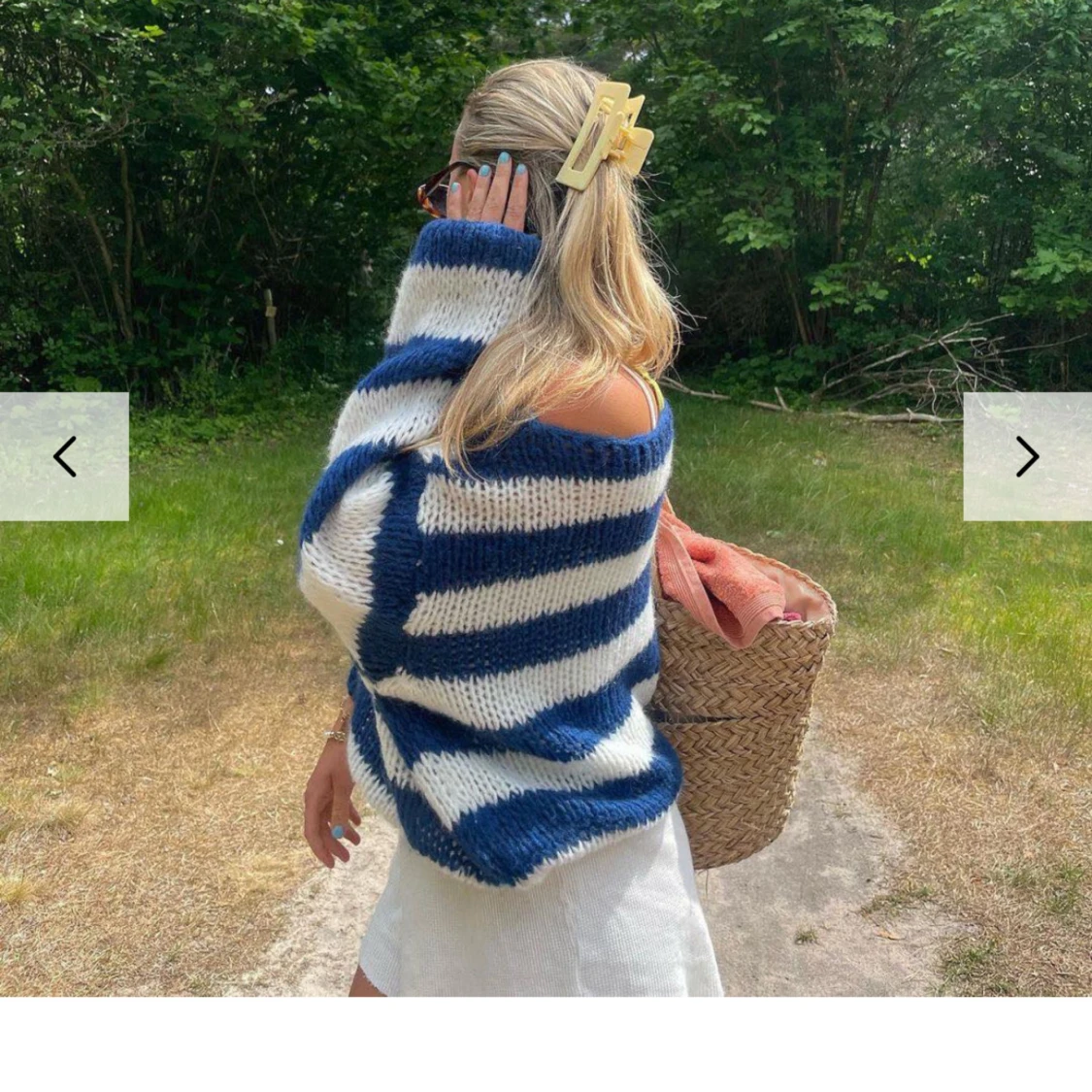 Stickad tröja