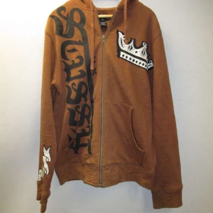 Brun Stüssy Zip Hoodie - Brun Stüssy Kofta 1800kr Storlek: M