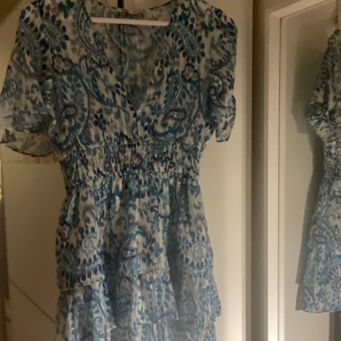 Blå zaraklänning  - 91