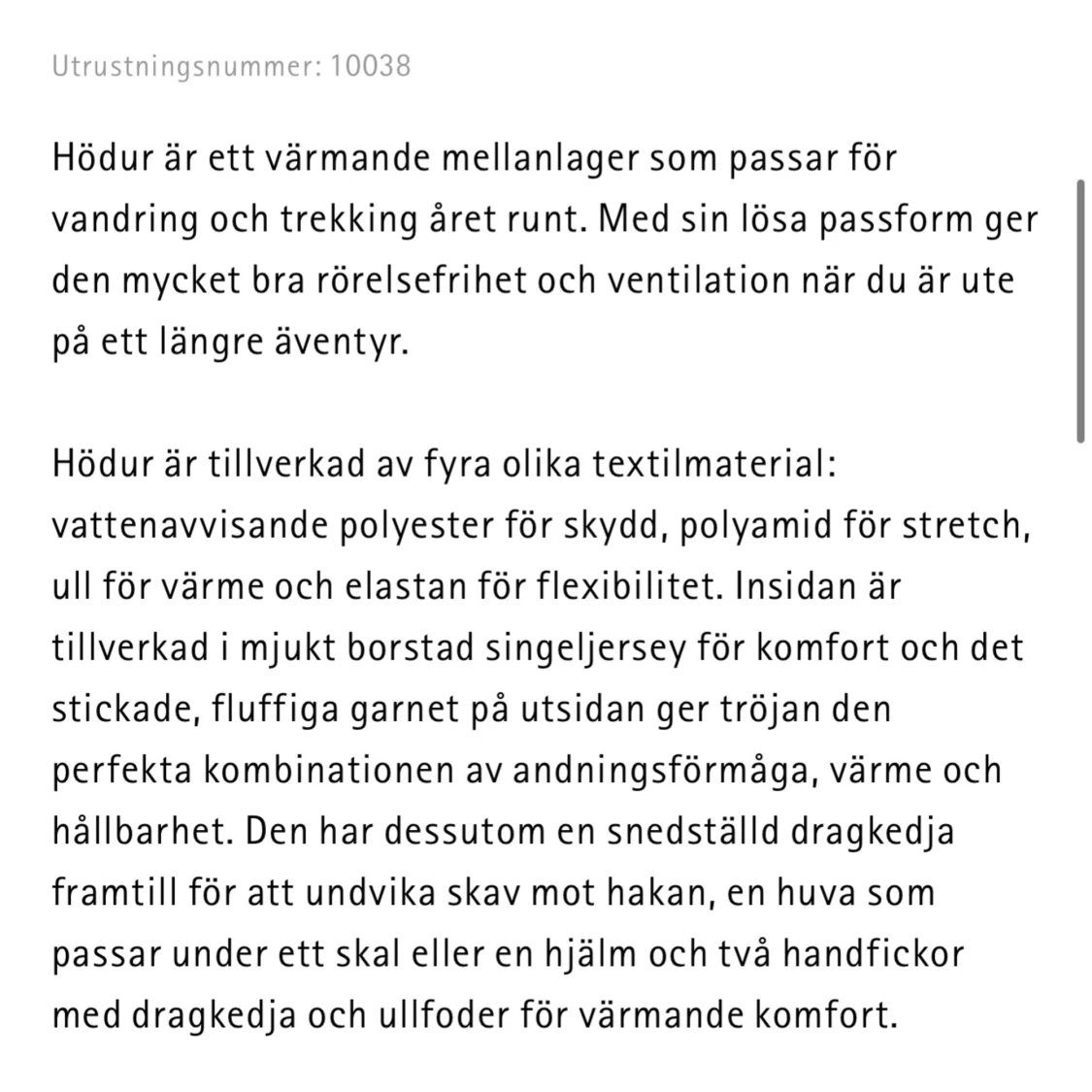 Klättermusen hödur  - 92