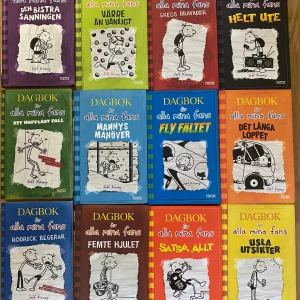 Dagbok för alla mina fans - Jätte bra skick, nästan helt nya.  Hårt skal förutom de två på andra sidan