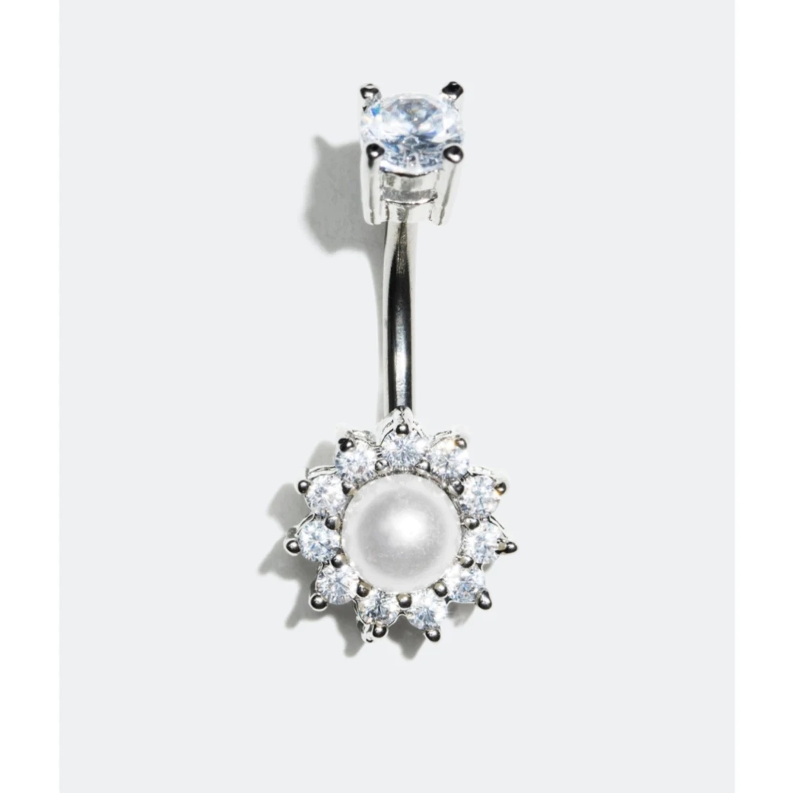 Silver navelpeircing