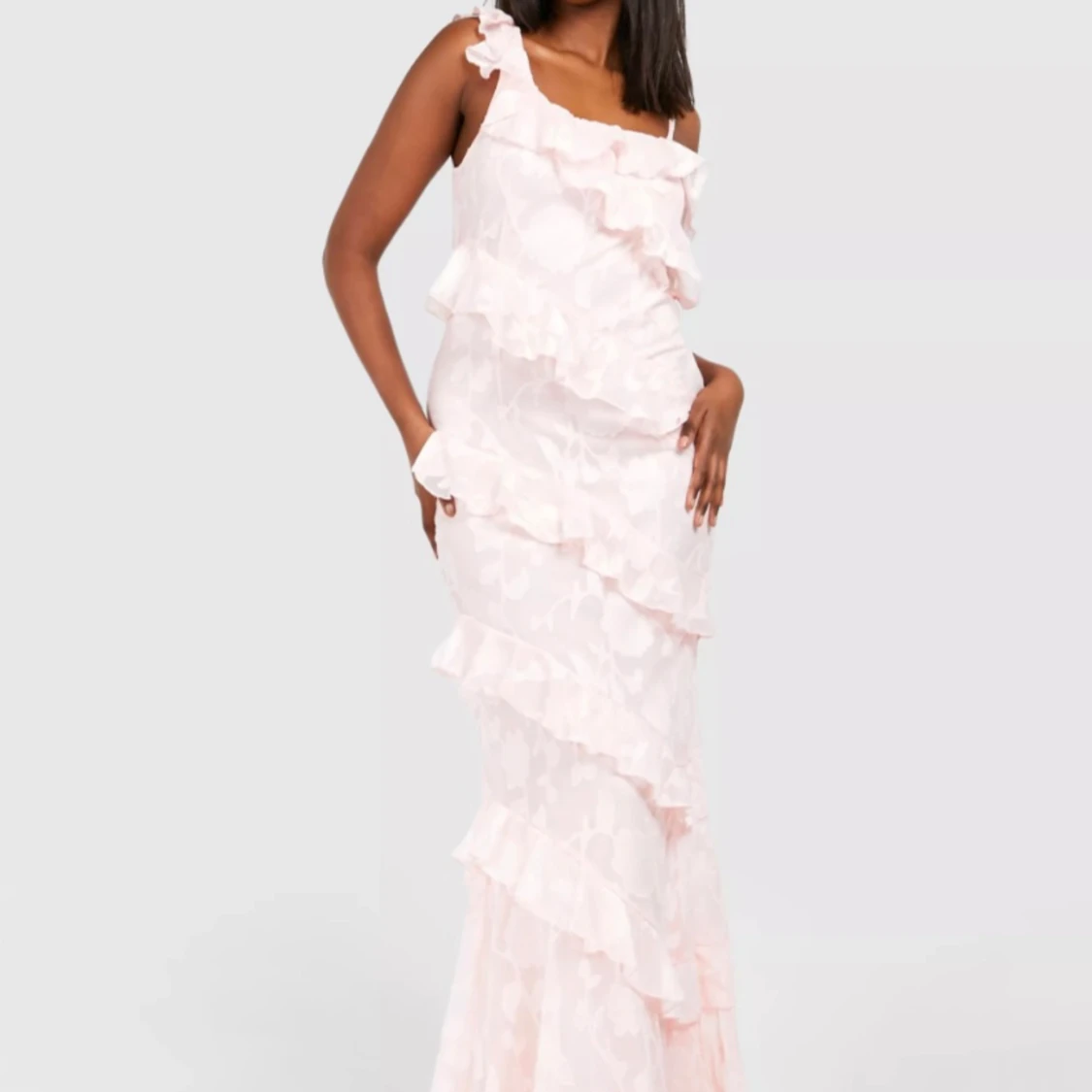 Ljusrosa sommarklänning - 90