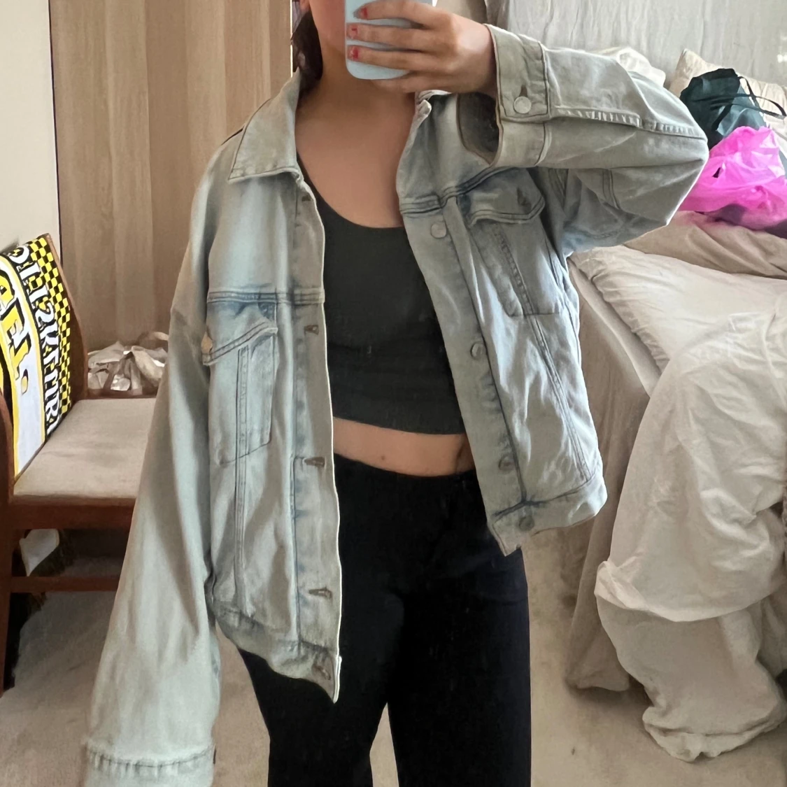 Oversized jeansjacka - 91