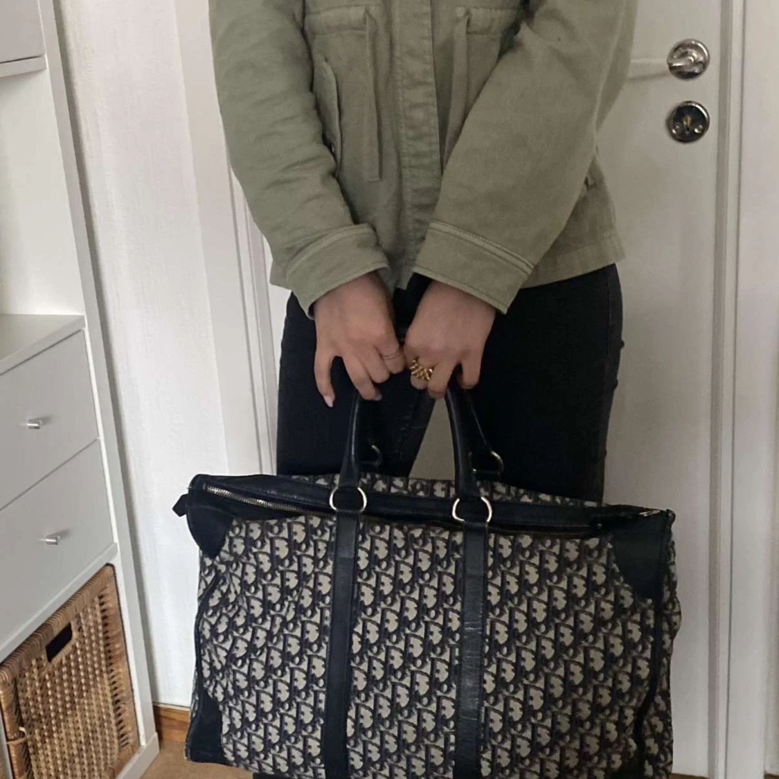 Vintage dior weekender bag
