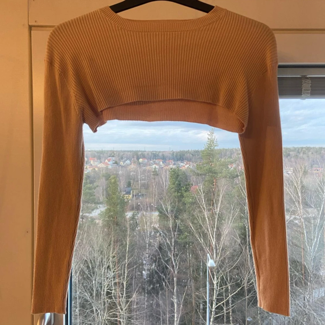 Långärmad kort topp - 91