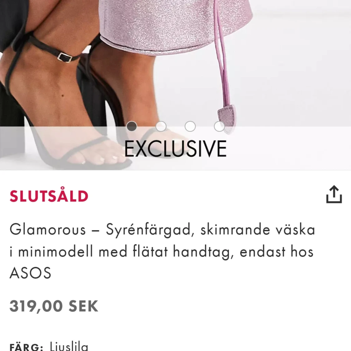 Lilac handväska från ASOS - 90