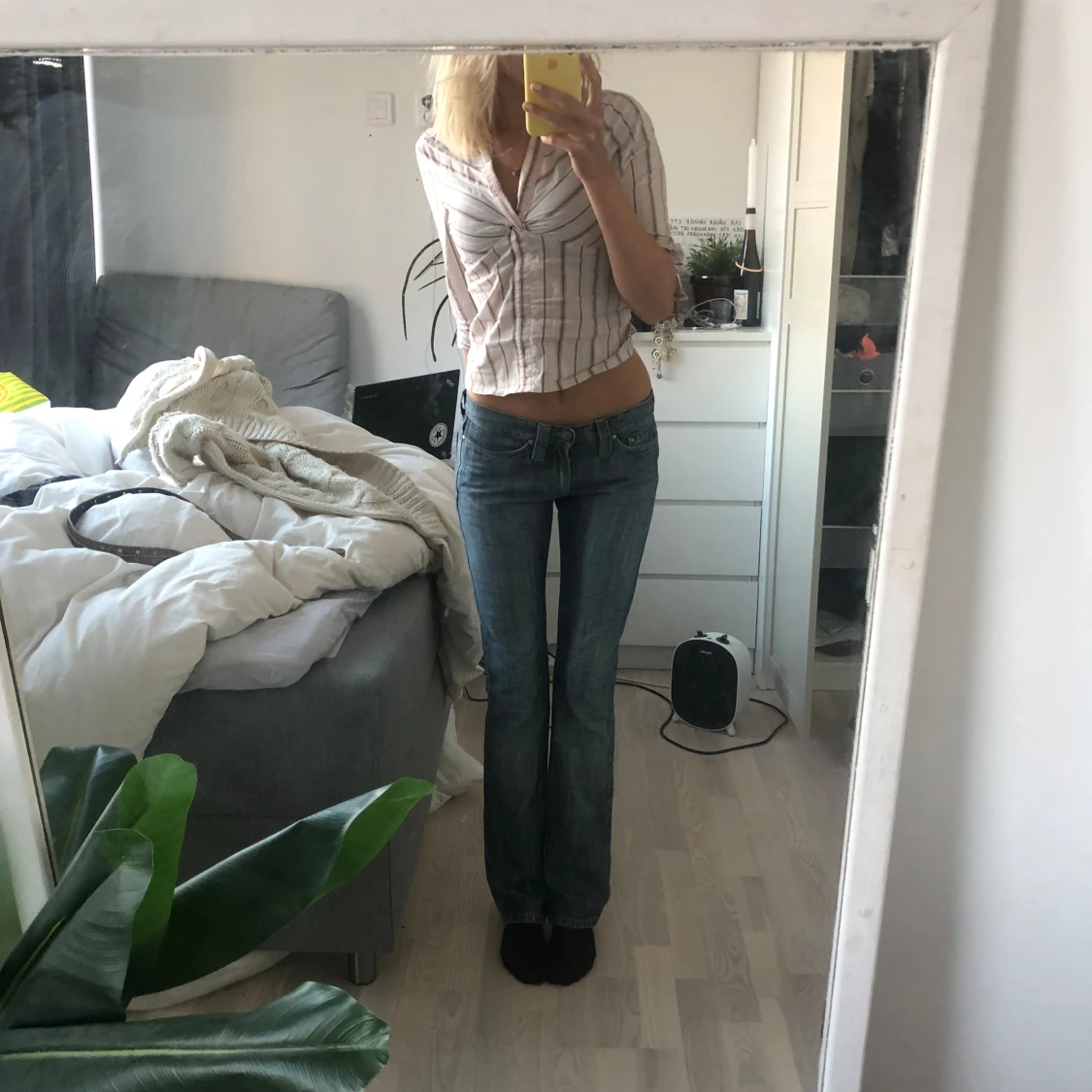 Jeans raka/bootcut - 90