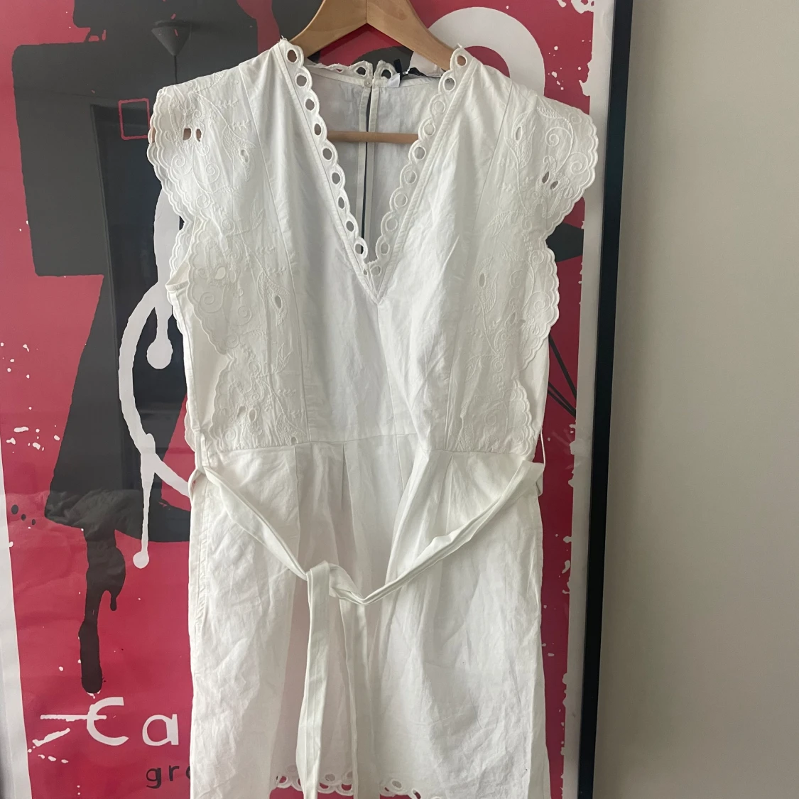 Jumpsuit Zara Broderier Vit - 90