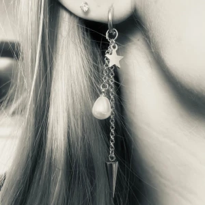 Örhänge - Örhänge som finns i både guld och silver💋🪩 kroken är i rostfritt stål så helt allergivänligt. Säljs i styck!