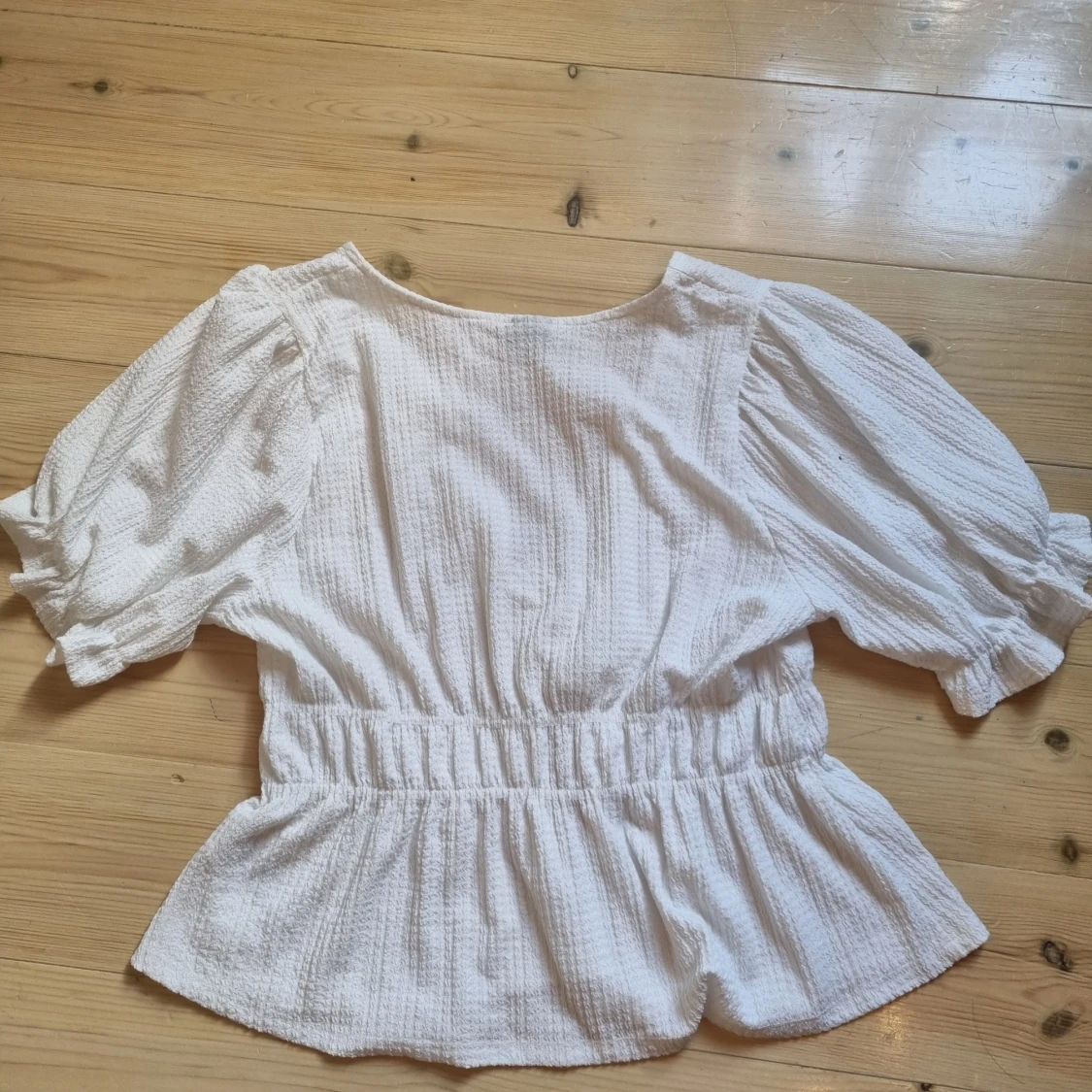 Vit somrig blus - 90