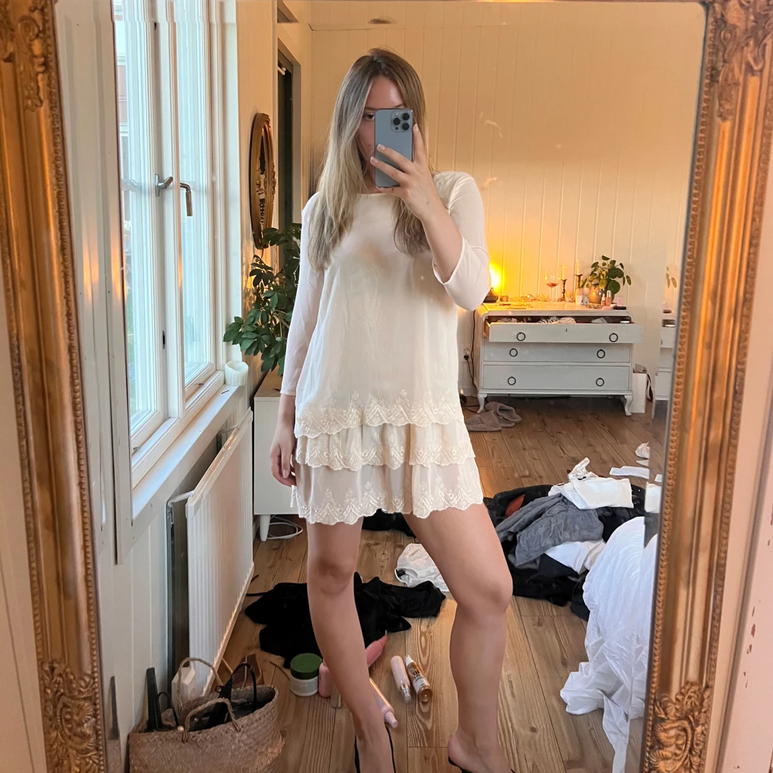 Vit klänning 
