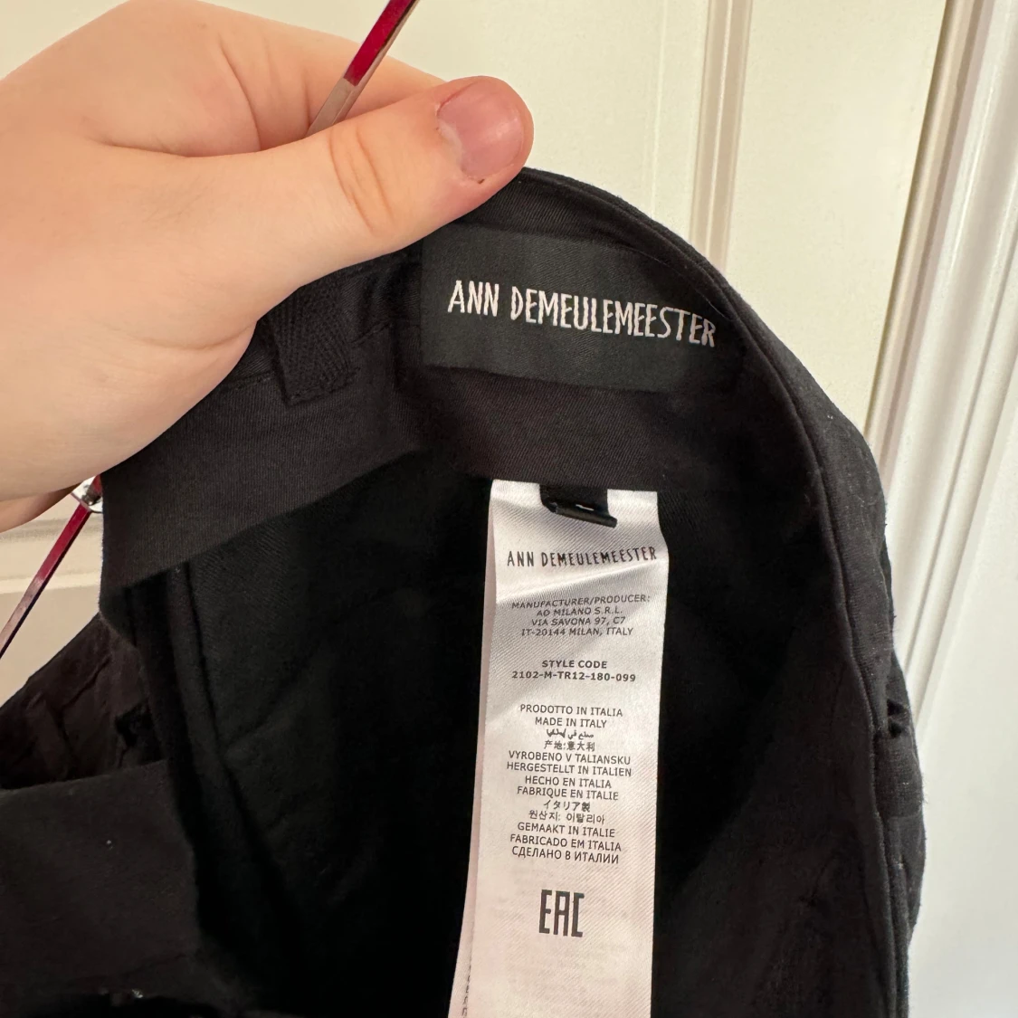 Ann De Mulemeester Relaxed Wool Byxor - 93