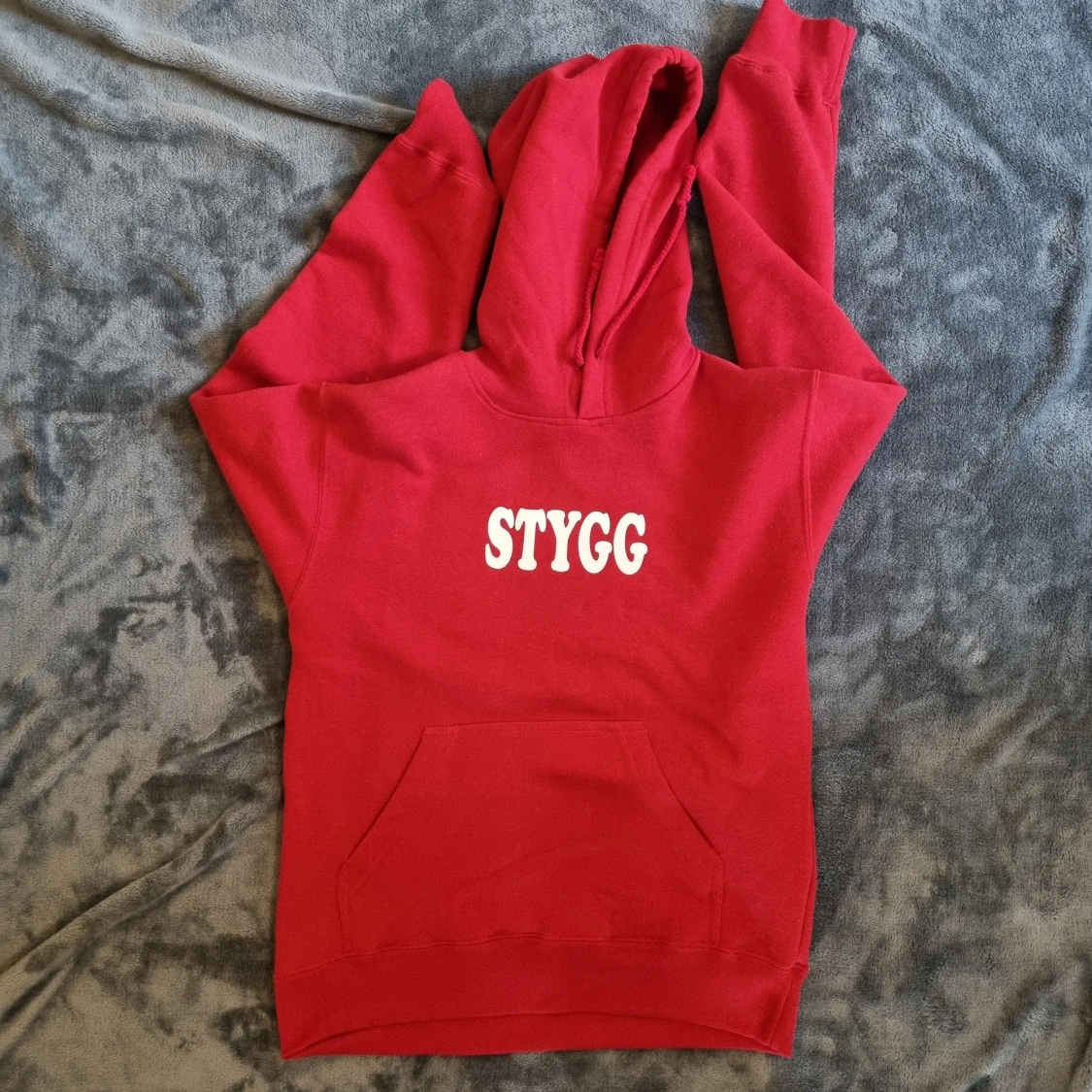 STYGG barn huvtröja storlek 140 cl. tryckt - 3