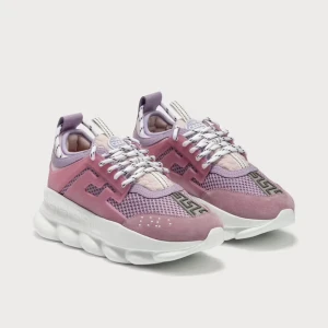 Versace sneakers - VERSACE CHAIN REACTION SNEAKERS Storlek 38  Använda ca 10 gånger i mycket bra skick  Köpte dessa för 10.000 i Italien  Kartong  Dustbag 