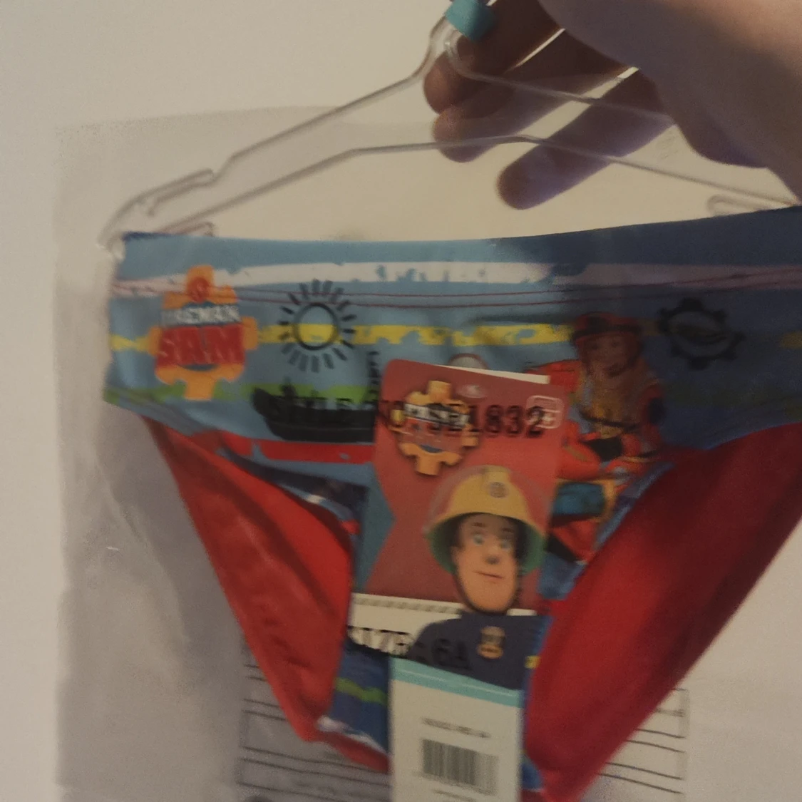 Nya! Fireman Sam badbyxor för barn 5-6år  storlek 110/116 - 92