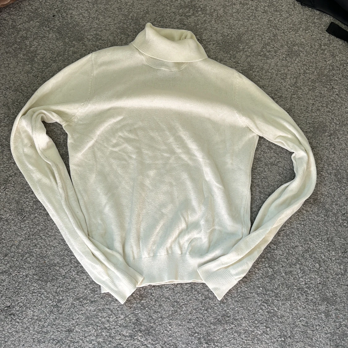 Vit turtle neck tröja