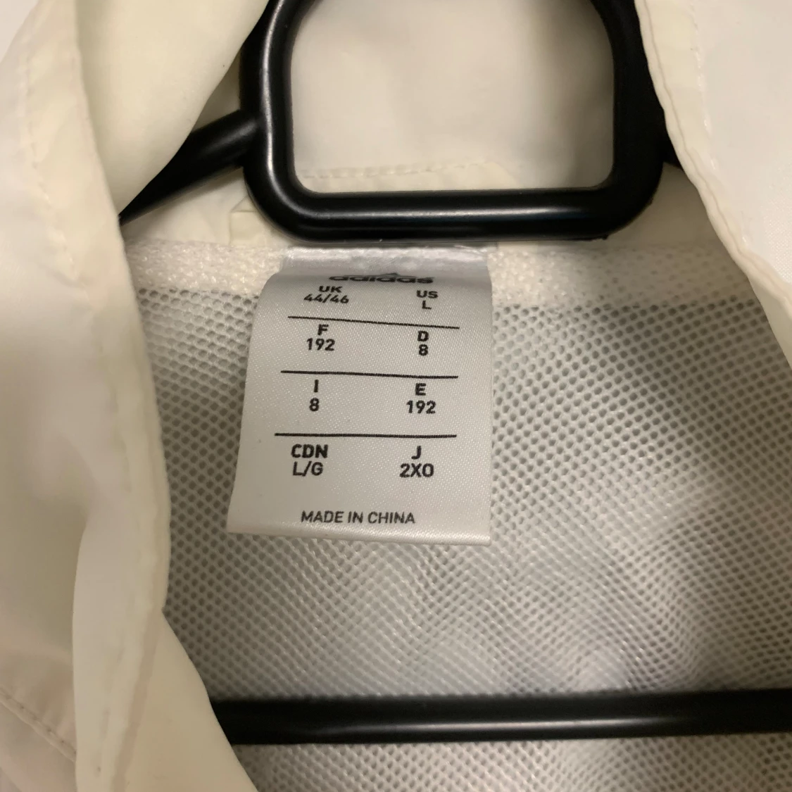 Adidas Real madrid vindjacka str L - 90