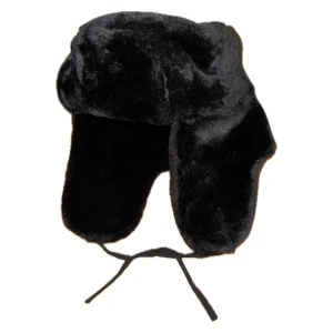 Drain svart y2k super fet ushanka - As fet drain ushanka, super cool🙀🙀. Passar typ huvudomkrets mellan 53 cm till 57 cm. Ställ gärna frågor. Priset kan diskuteras.