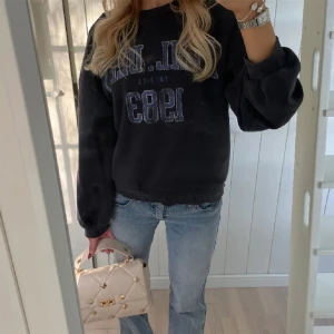Sweatshirt med tryck - Så sjukt snygg sweatshirt, 10/10 skick perfekt till lågmidjade jeans 💘