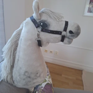 Käpphäst - Det är en vit käpphäst som är handsydd. Den har varit med ett tag men är i bra skick. Käpphästen är lite större men ändå smidig att ta med. Priset går att diskutera. Jag skickar helst inte. Den går att hämta söd3r om stan i Stockholm.